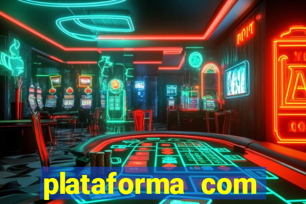 plataforma com chuva de dinheiro